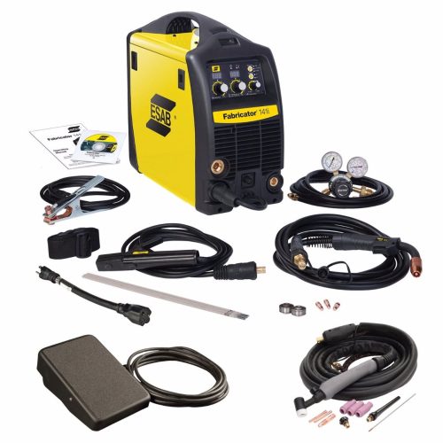 ESAB FABRICATOR 141I MULTI PROCESS WELDING SYSTEM, TIG TORCH, AND FOOT CONTROL (W1003141)