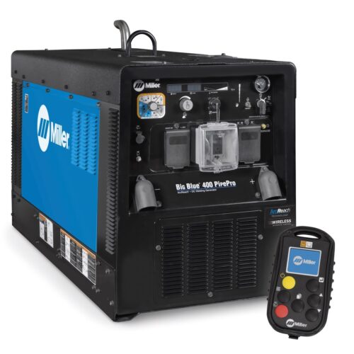 MILLER BIG BLUE 400 PIPEPRO MITSUBISHI WELDER/GENERATOR W/WIC (907805001)