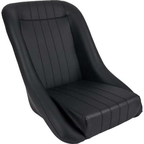 EMPI 62-2880-0 Low-Back Roadster Style Seat, Black