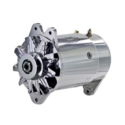 Powermaster 282112-2 Powergen Polished 90A Mopar Alternator, Lamp