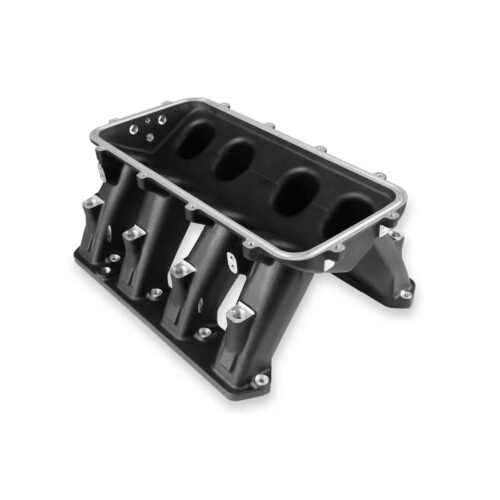 Holley 300-653BK Gen III Hemi Hi-Ram EFI Manifold Base, Black