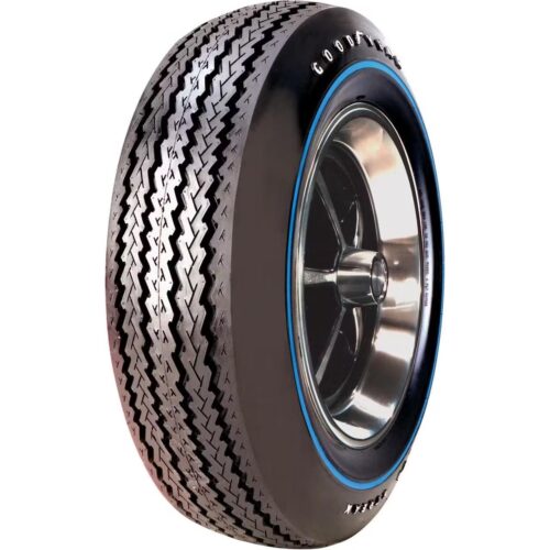 Kelsey Tire CC56K Blue Streak RWL, Blue Stripe Tire, 695/14