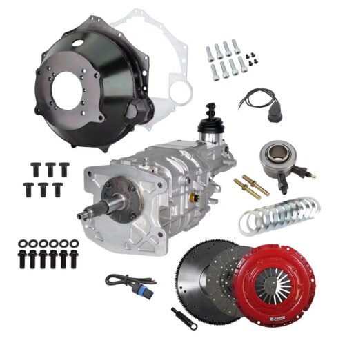 LS Swap Tremec TKX 5 Speed Transmission Installation Kit, 500 HP