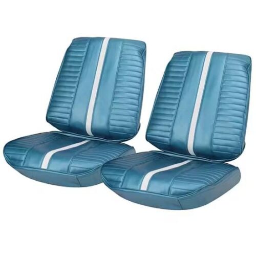 PUI 67XS14U Seat Upholstery Kit, 1967 Chevy II, Blue