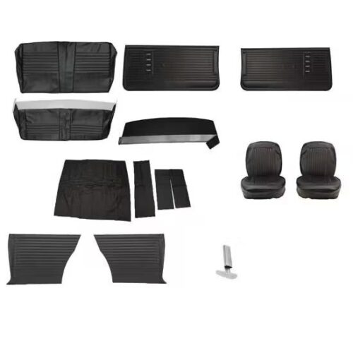 Complete Interior Upholstery Kit, 1967 Chevelle, Black