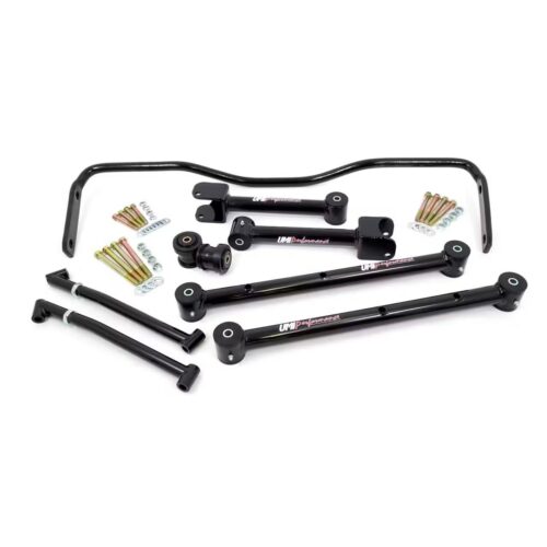 UMI ABR413-B 65-67 A-Body Upper & Lower Control Arm Kit, Black